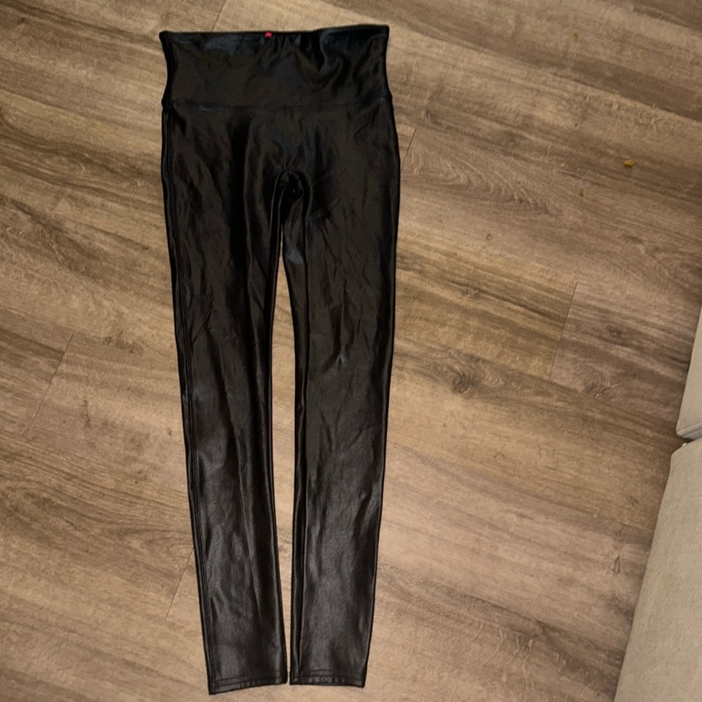 Spanx leather leggings